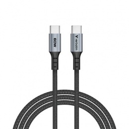 USB kábel, USB-C - USB-C, 1,2 m, 60W, VERBATIM, fekete
