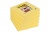 Öntapadó jegyzettömb, 76x76 mm, 90 lap, 3M POSTIT "Super Sticky", kanári sárga